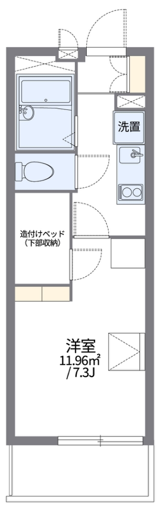 レオパレスかいと 間取り