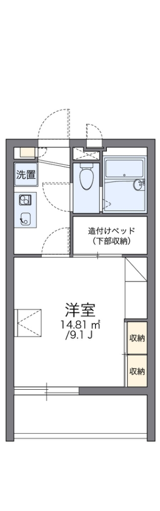 レオパレスソワ　メゾンⅢ 間取り