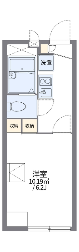 レオパレスヴィルヌーブ 間取り