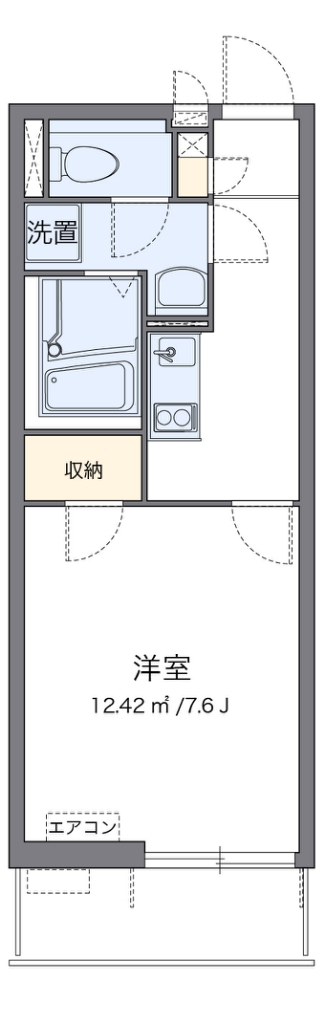 クレイノライズ日吉 代表的な間取のため実際の間取とは異なる場合があります