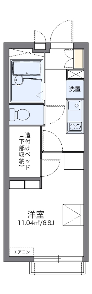 レオパレスこかげ 間取り