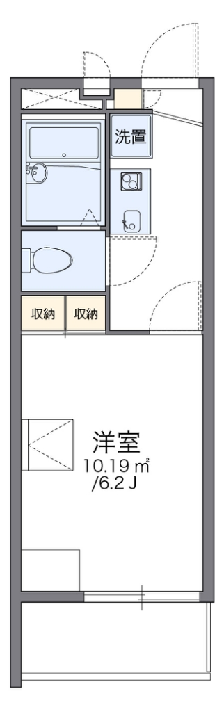 レオパレス麻生川 間取り