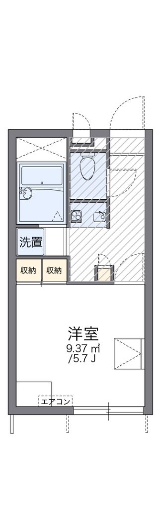 レオパレスアポロ 間取り