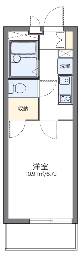 レオパレスゼルコヴァ 間取り