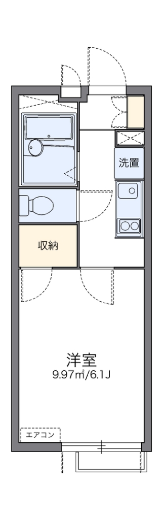 レオパレスプリマベーラ中台２ 間取り