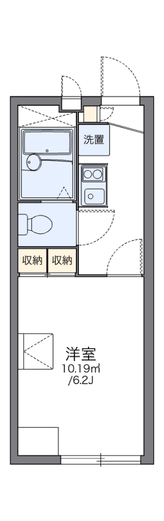 レオパレスエキノックスＢ 間取り