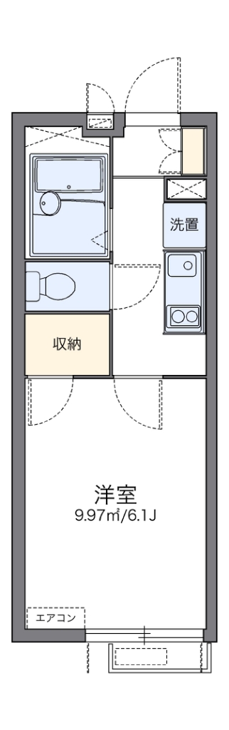 レオパレスＫＥＮ　Ⅰ 間取り