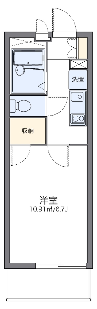 レオパレスゼルコヴァ 間取り