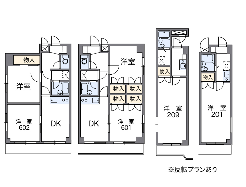 レオパレスサザンクロスプラザ 代表的な間取のため実際の間取とは異なる場合があります
