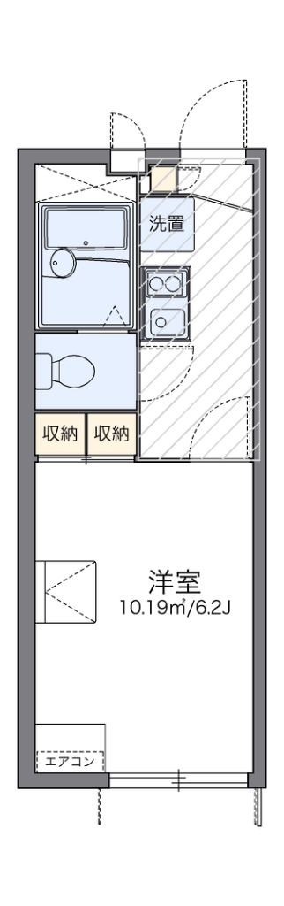 レオパレスカメリアⅢ 間取り