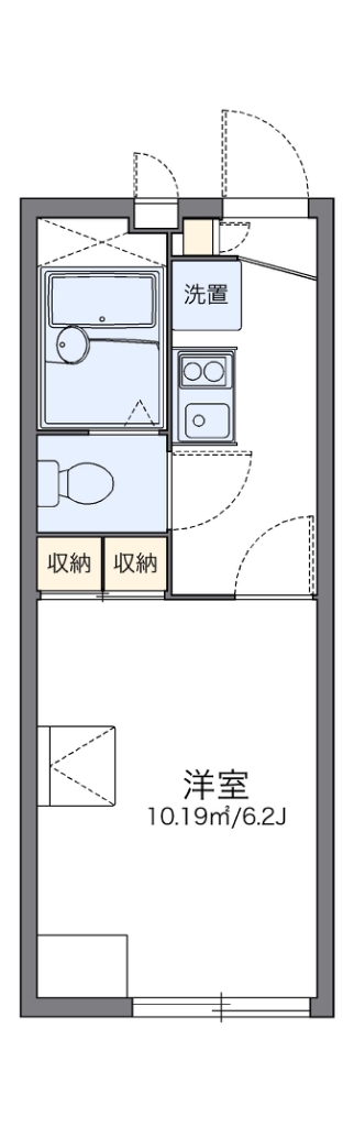 レオパレスサンハイムＳ 間取り