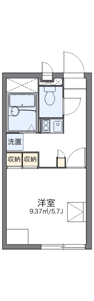 レオパレスアークソレーユ東林間 間取り