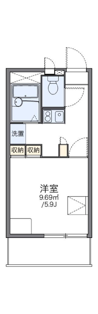 レオパレスラッキーハイムＴ 間取り
