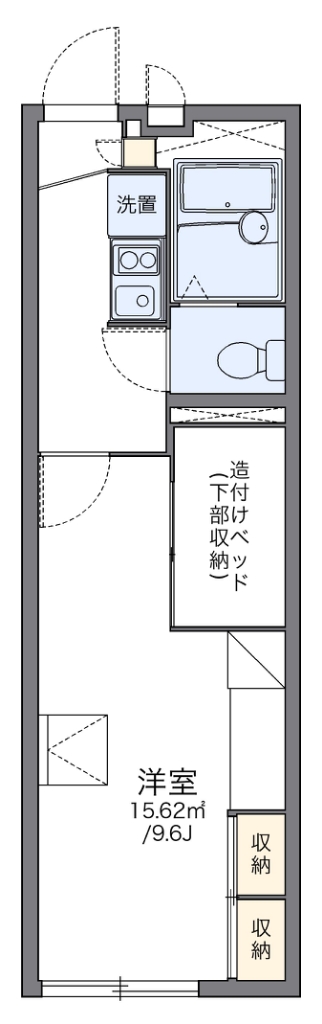レオパレスピュアタウン 間取り