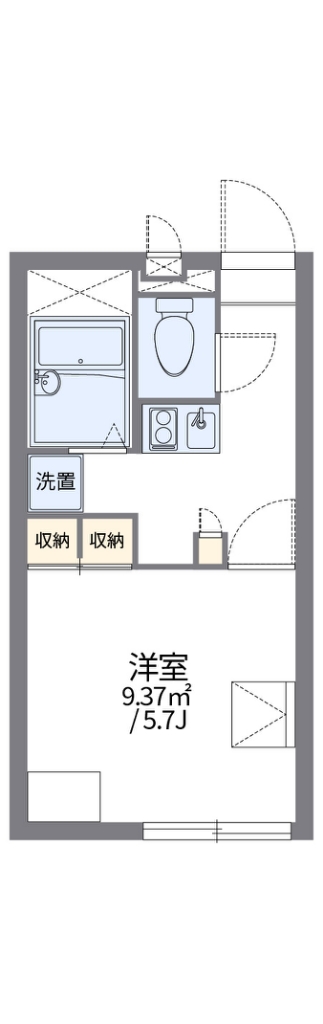 レオパレスリブラⅡ 間取り