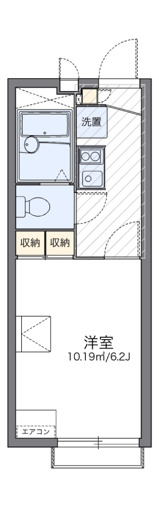 レオパレスグレイスＳＨＩＮＯⅢ 間取り
