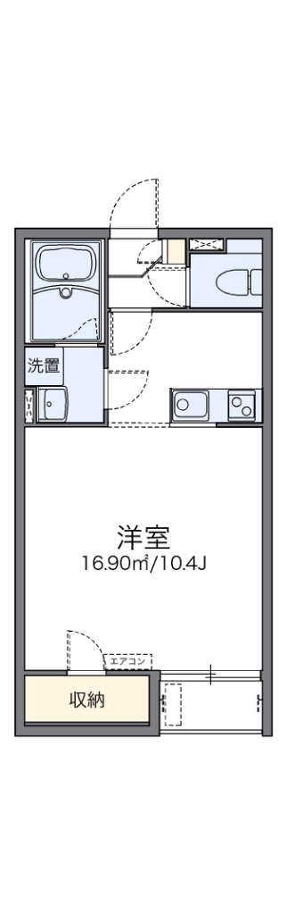 レオネクストｉ参番館 代表的な間取のため実際の間取とは異なる場合があります