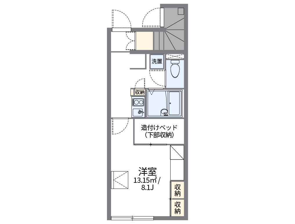 レオパレスＰＡＳＡＤＥＮＡ 間取り