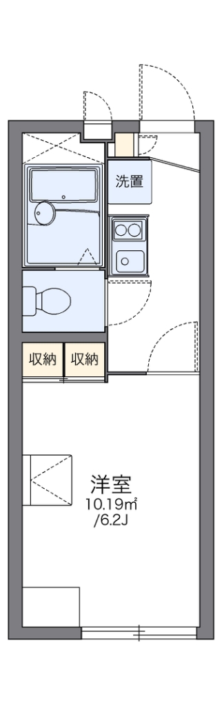 レオパレスラッキーハイムＦ 間取り