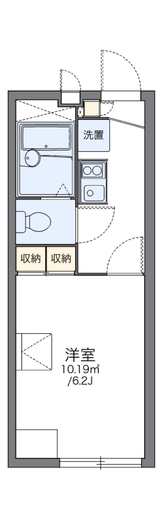 レオパレスエキノックスＡ 間取り
