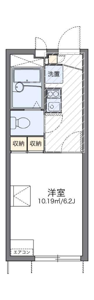 レオパレスカメリアⅢ 間取り