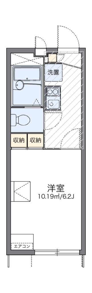 レオパレスカメリアⅢ 間取り