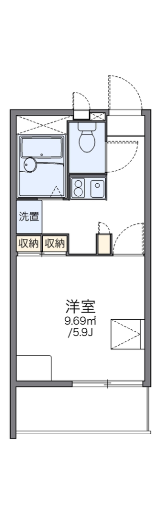 レオパレスラッキーハイムＴ 間取り