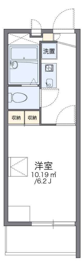 レオパレスグランドゥール 間取り