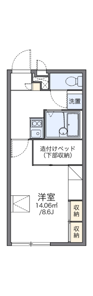レオパレスグリーン 間取り