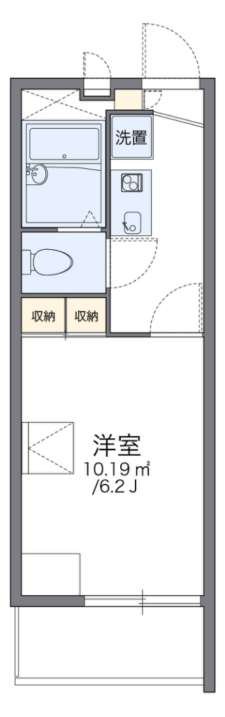 レオパレスルミエール 間取り