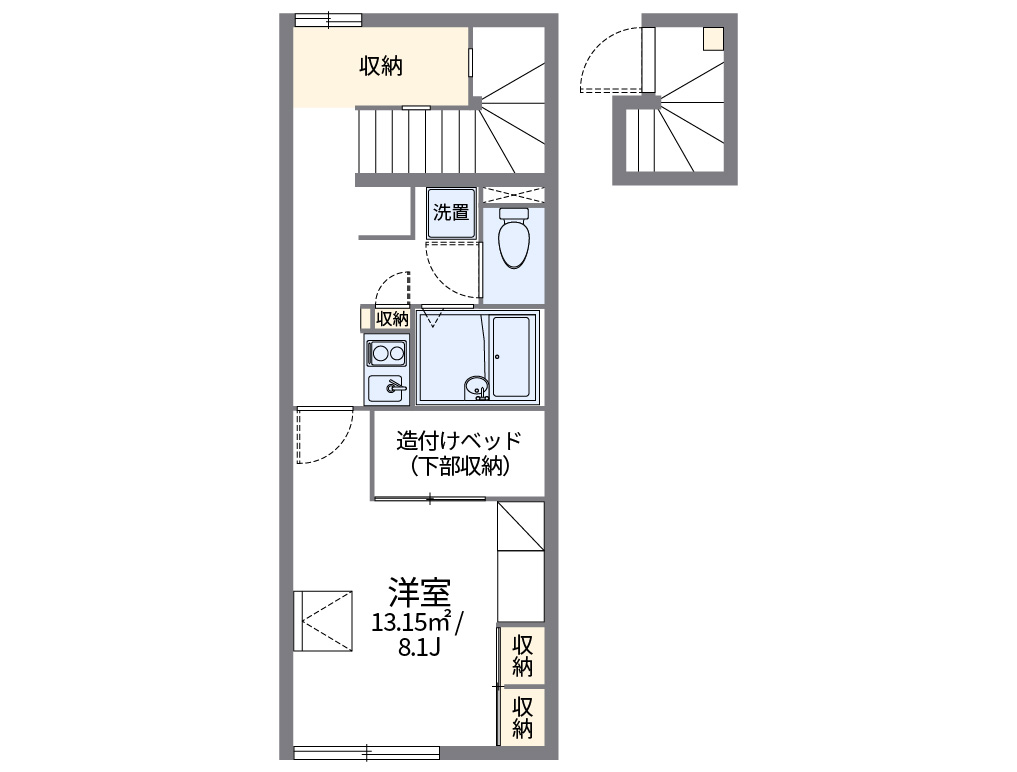 レオパレスＰＡＳＡＤＥＮＡ 間取り