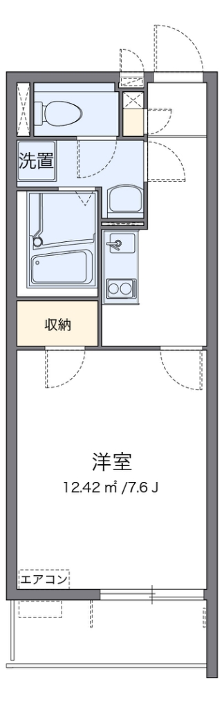 クレイノライズ日吉 代表的な間取のため実際の間取とは異なる場合があります