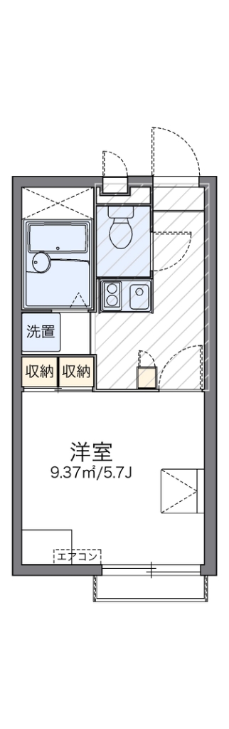 レオパレスカンパーナ 間取り
