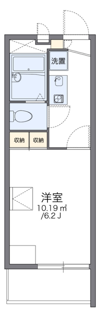 レオパレス中宗岡 間取り