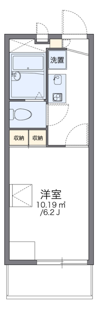 レオパレス中宗岡 間取り
