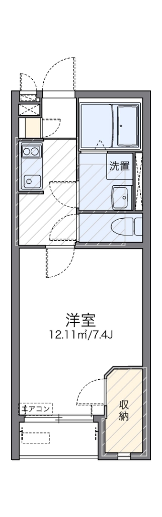 レオネクストアダチ 代表的な間取のため実際の間取とは異なる場合があります