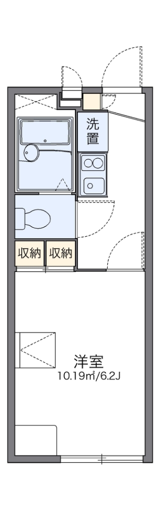 レオパレスＢｏｕｌｏｇｎｅ 間取り