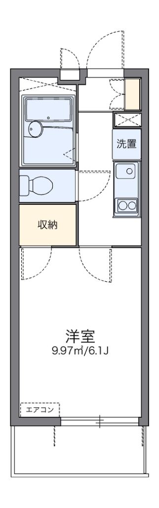 レオパレスパンシー 間取り