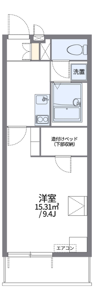 レオパレスアゼリアパーク 間取り