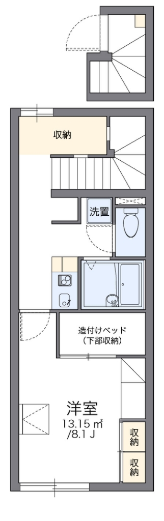 レオパレスフルール 間取り
