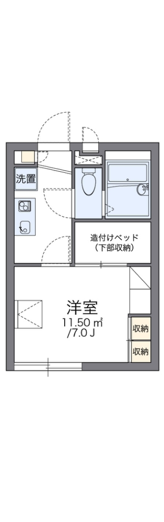 レオパレスますがた 間取り