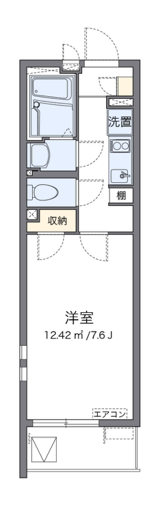 クレイノエリマ　オーリノ 代表的な間取のため実際の間取とは異なる場合があります