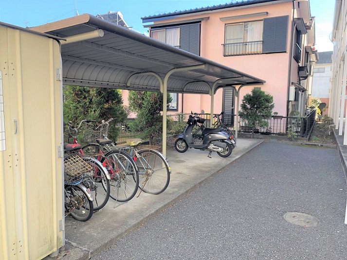 レオパレスエスペランサＡ 駐輪場