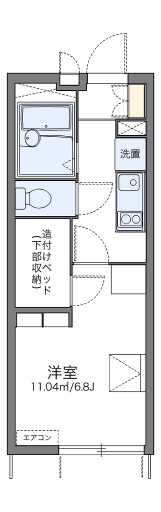 レオパレスこかげ 間取り