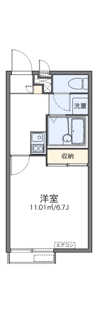 レオパレスローズ 間取り