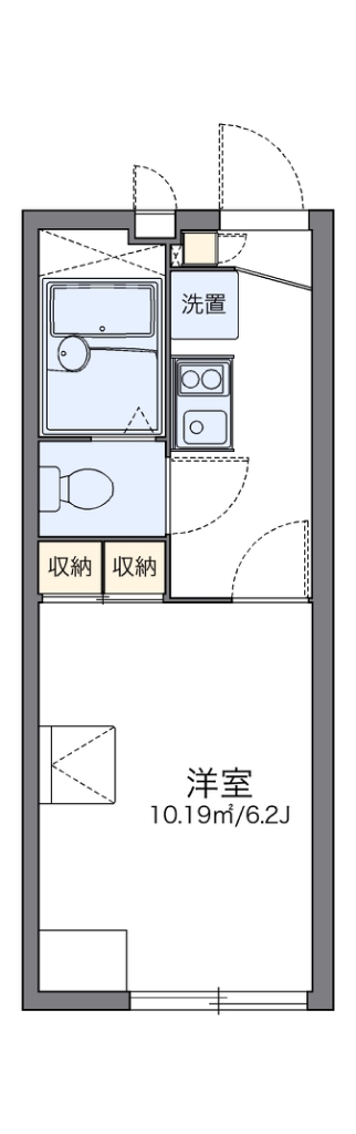 レオパレス若葉 間取り