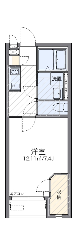 レオネクストアダチ 代表的な間取のため実際の間取とは異なる場合があります