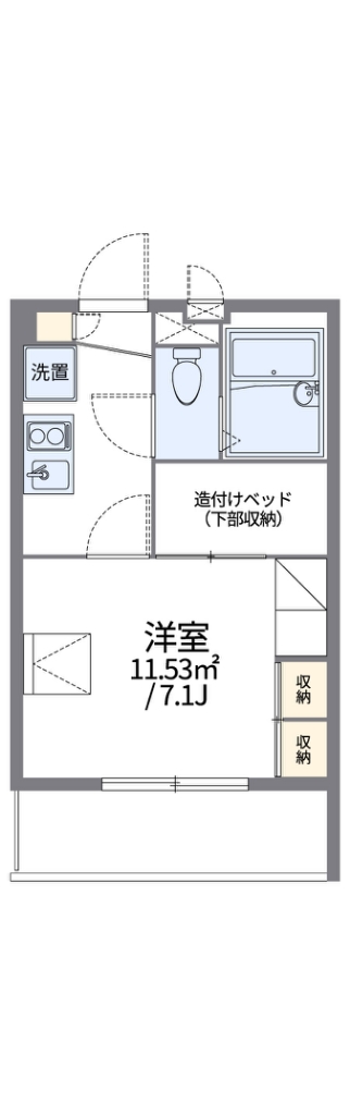 レオパレス多摩ぶらーま 間取り