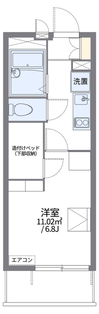 レオパレスイエルバ 間取り