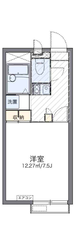 レオパレスレイフェアリー 間取り